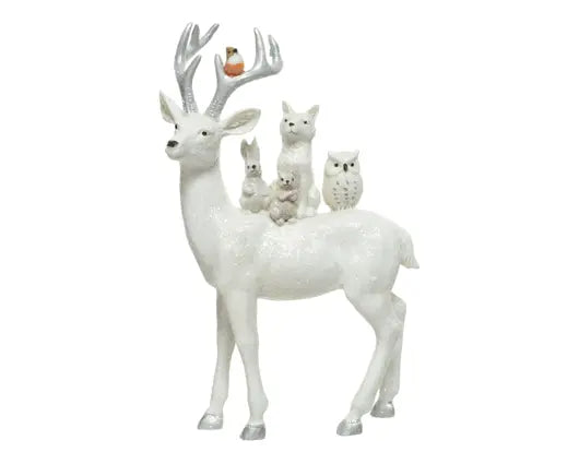Decoris Deer & Glitter Animals 25.5cm