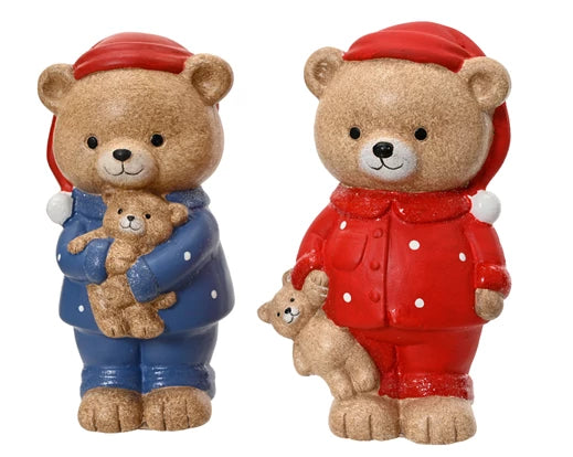 Kaemingk Bear Terracotta 2 Assorted