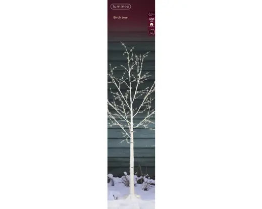 Lumineo Birch Tree Micro LED White & Warm White 180cm
