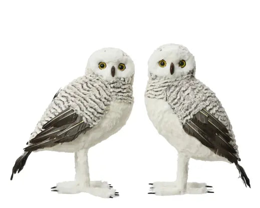 Decoris Owl Faux Fur Feathers 48cm Single Assorted