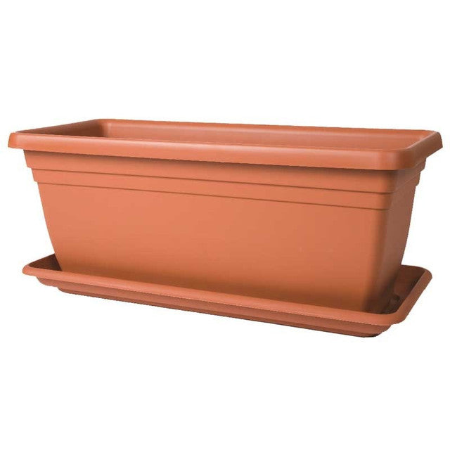 Stewart Plastics Deep Trough Terracotta 80cm