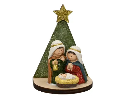 Decoris Nativity Tree Scene 7.5cm