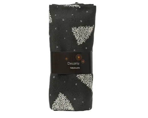 Decoris Tablecloth Tree Print Green 180cm x 140cm