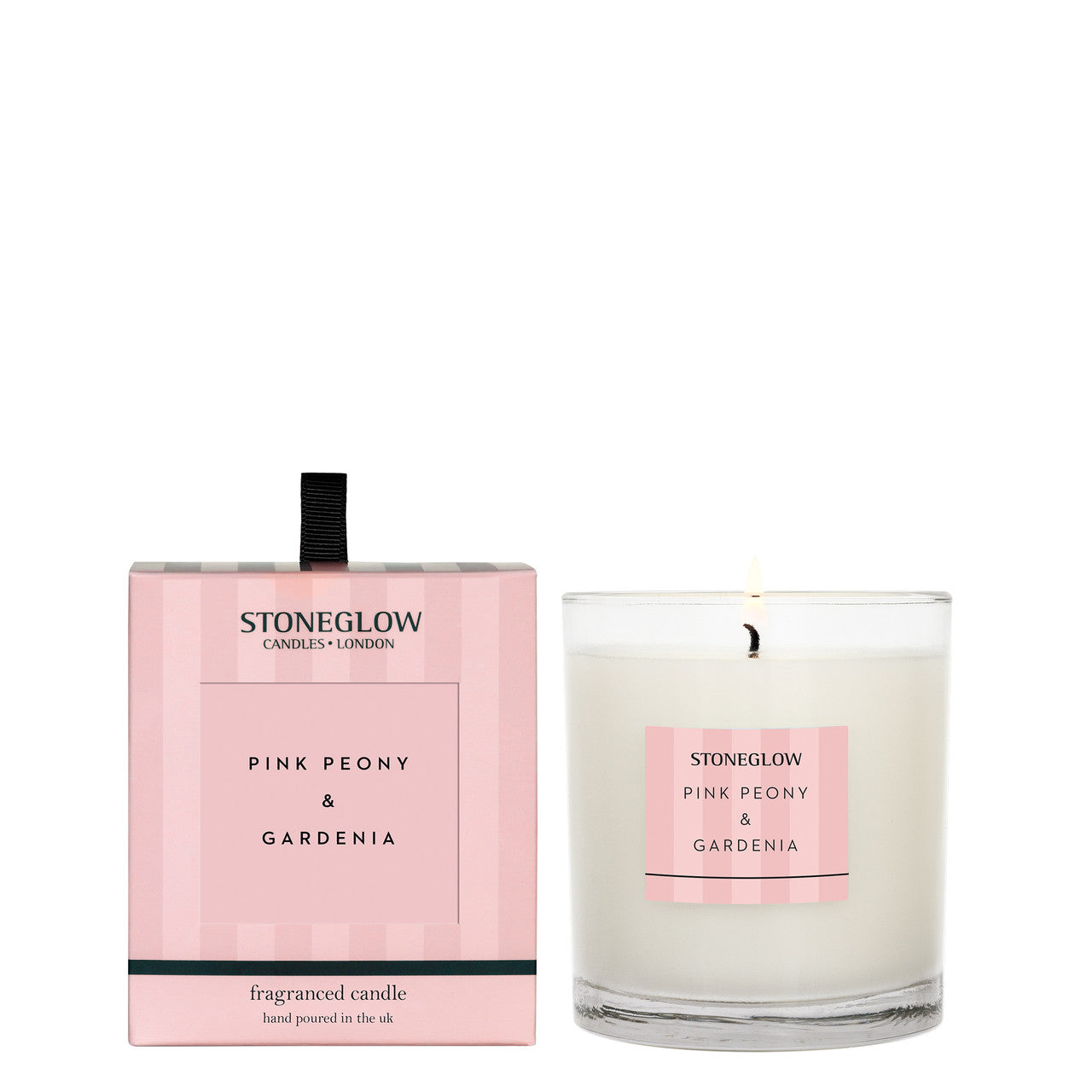 Stoneglow Tumbler Candle Pink Peony & Gardenia