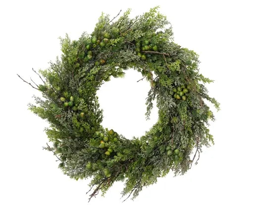 Everlands Forest Wreath Glitter Indoor 60cm