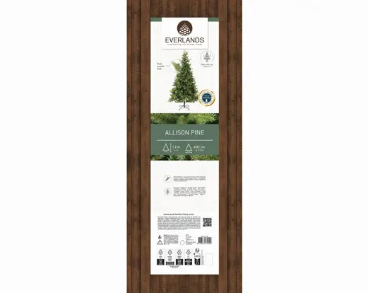 Everlands Allison Pine Green Artificial Tree