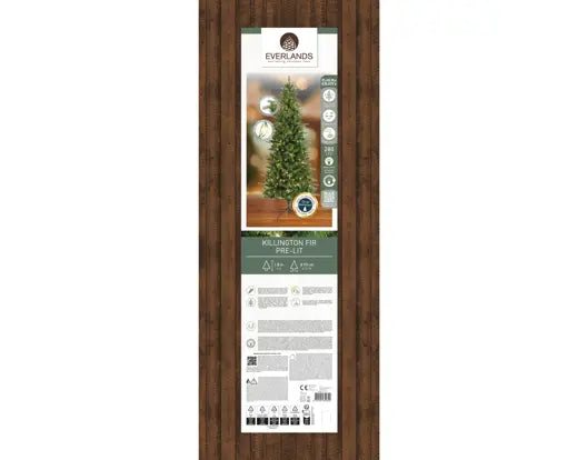 Everlands Lit Killington Fir Green & Warm White