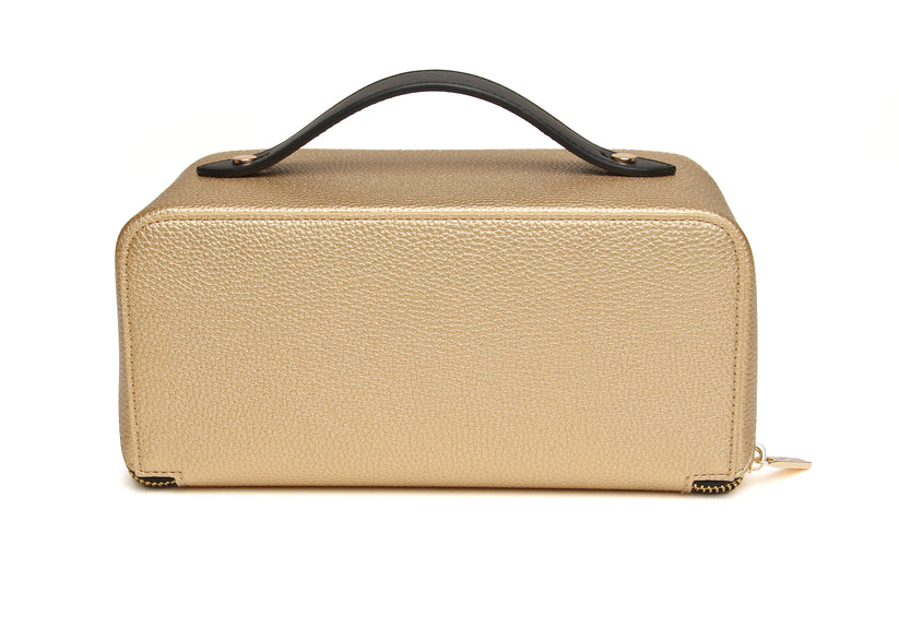 Alice Wheeler Kensington Train Case Gold