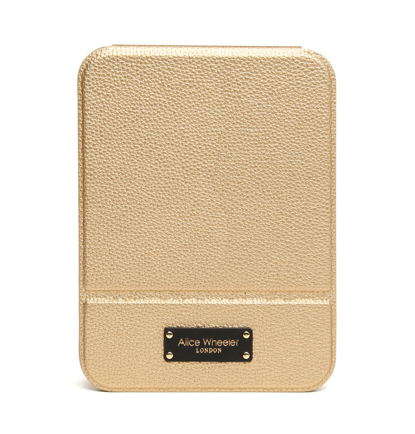 Alice Wheeler Kensington Folding Mirror Gold
