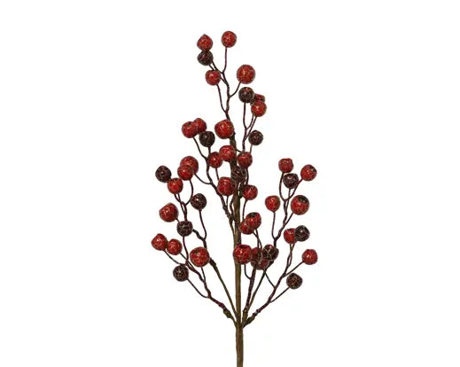 Everlands Spray Twigs & Berries Red 20cm x 5cm x 60cm