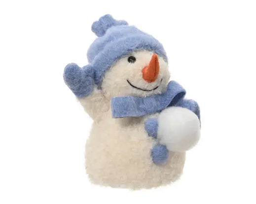 Decoris Waving Snowman 18cm