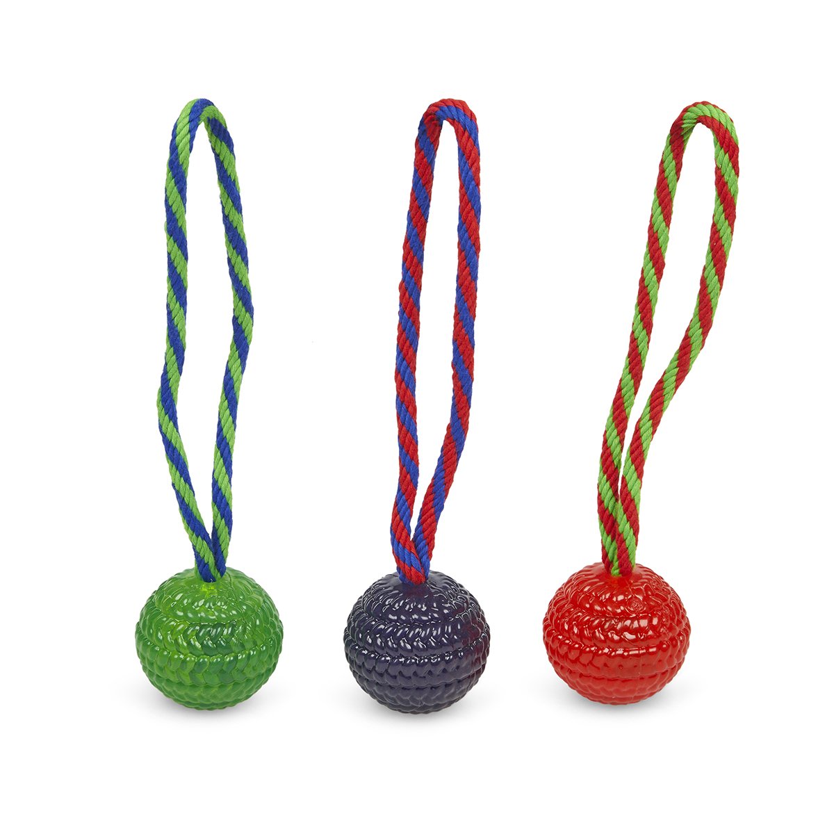 Petface Toyz Chew Ball On A Rope Dog Toy Single