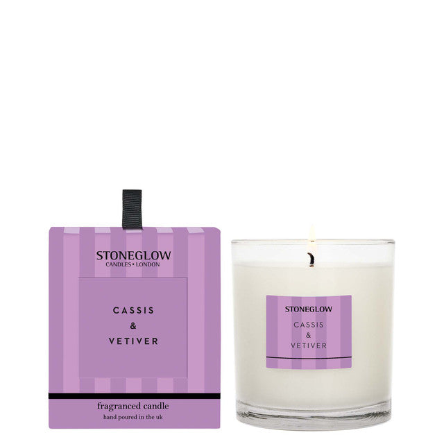 Stoneglow Tumbler Candle Cassis & Vetiver