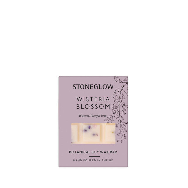 Stoneglow Botanical Wax Melt Bar Wisteria Blossom