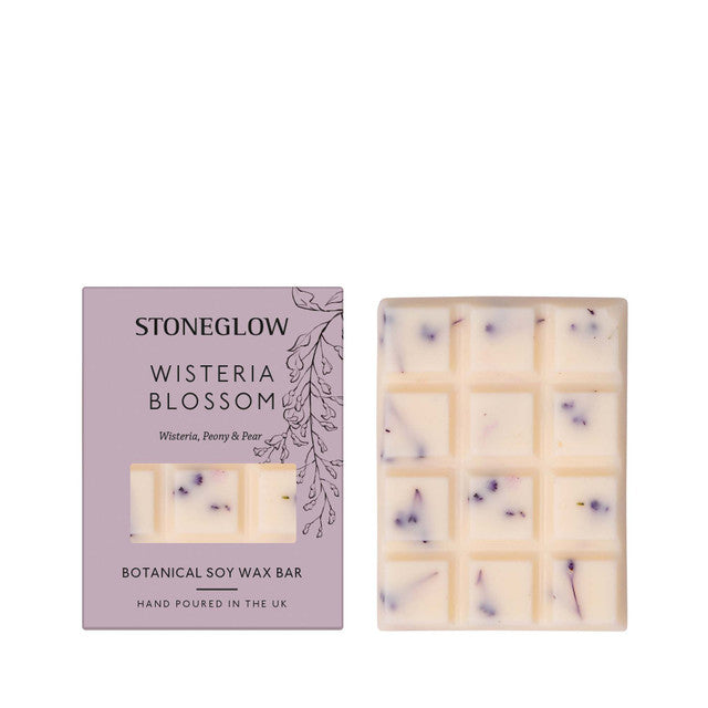 Stoneglow Botanical Wax Melt Bar Wisteria Blossom