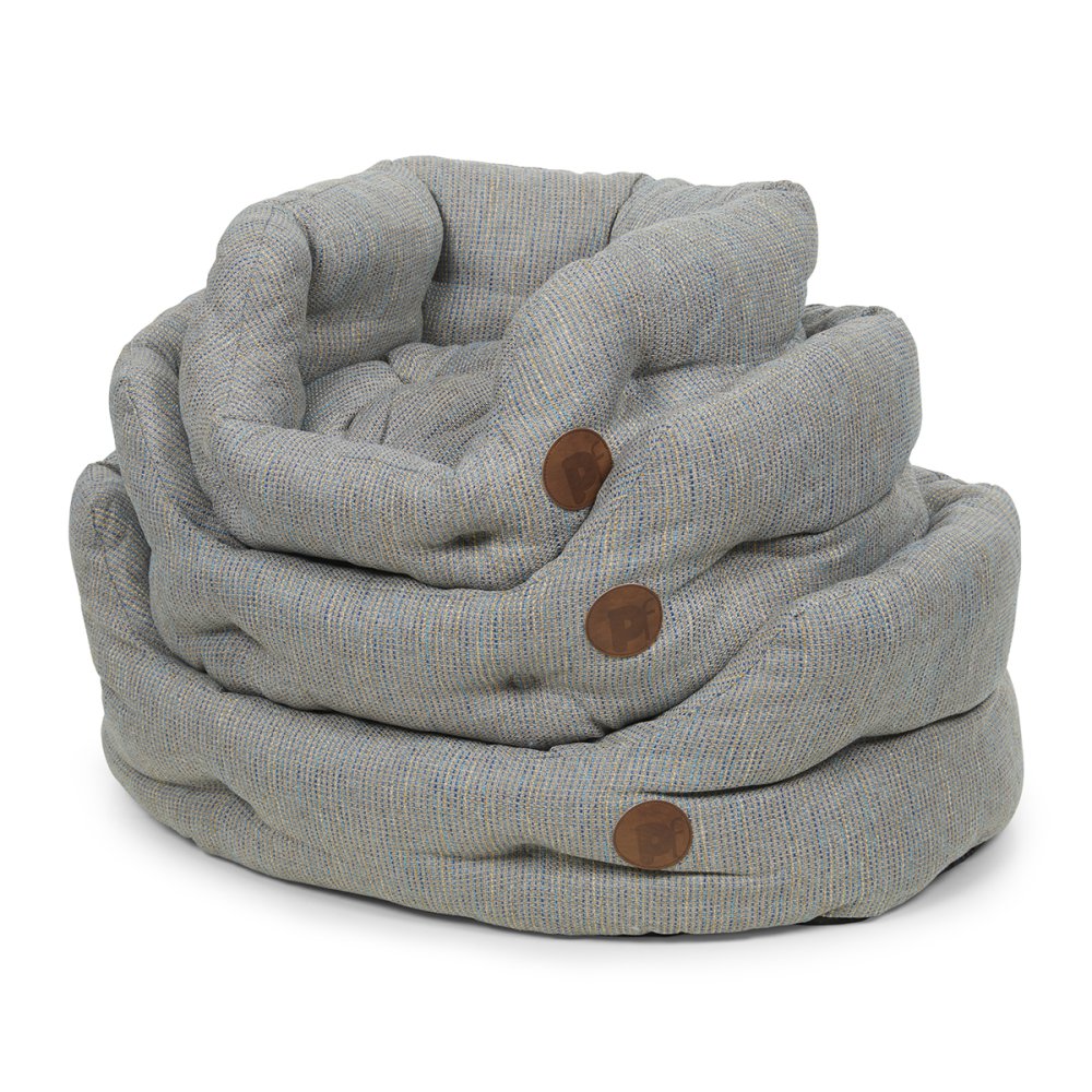 Petface Meadow Weave High Oval Pet Bed Small