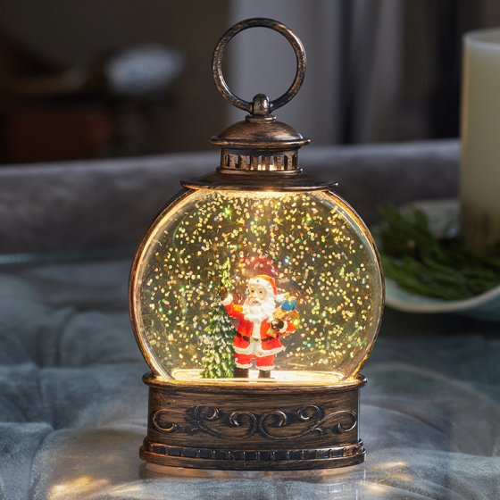 Smart Garden SnowSwirl SantaDecor Lantern