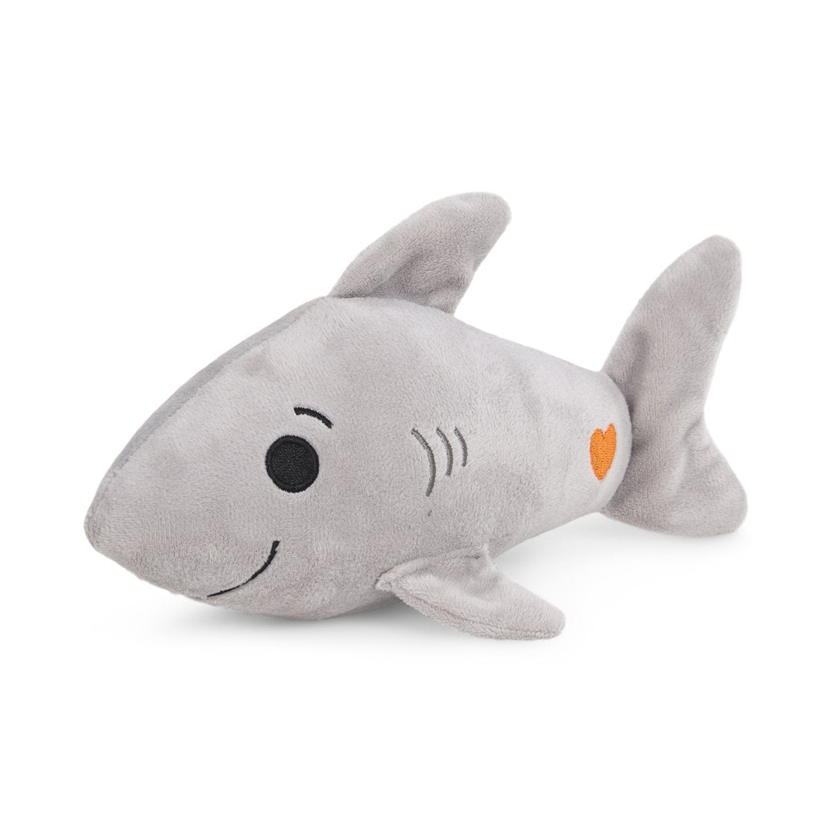 Petface Seriously Strong Rubberoid Shark Plush Dog Toy