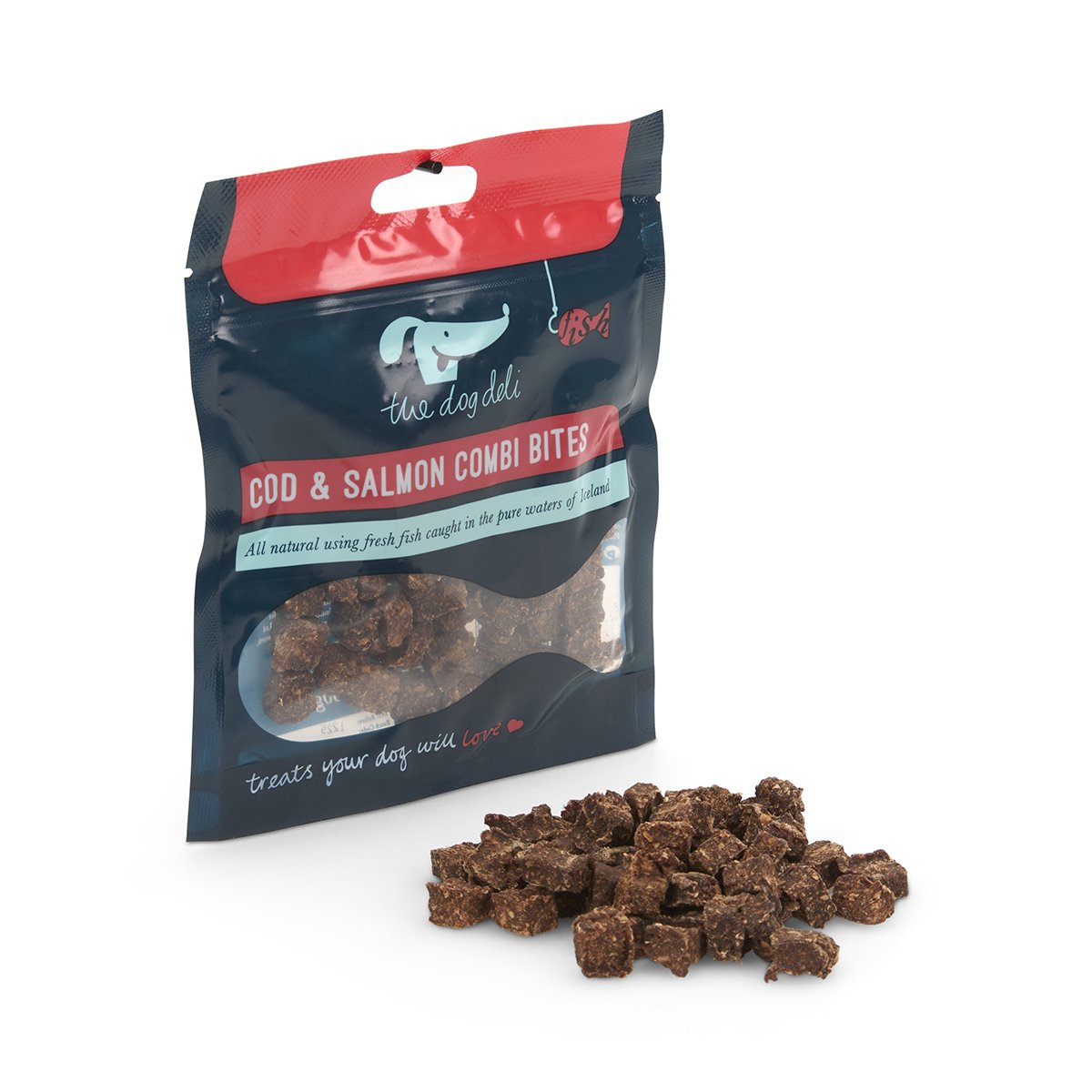 Petface Dog Deli Cod & Salmon Combi Bites Dog Treats 60g