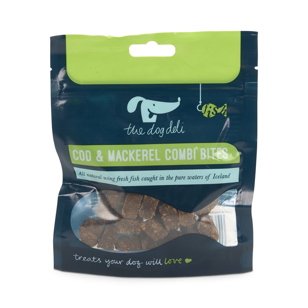 Petface Dog Deli Cod & Mackerel Combi Bites Dog Treats 60g