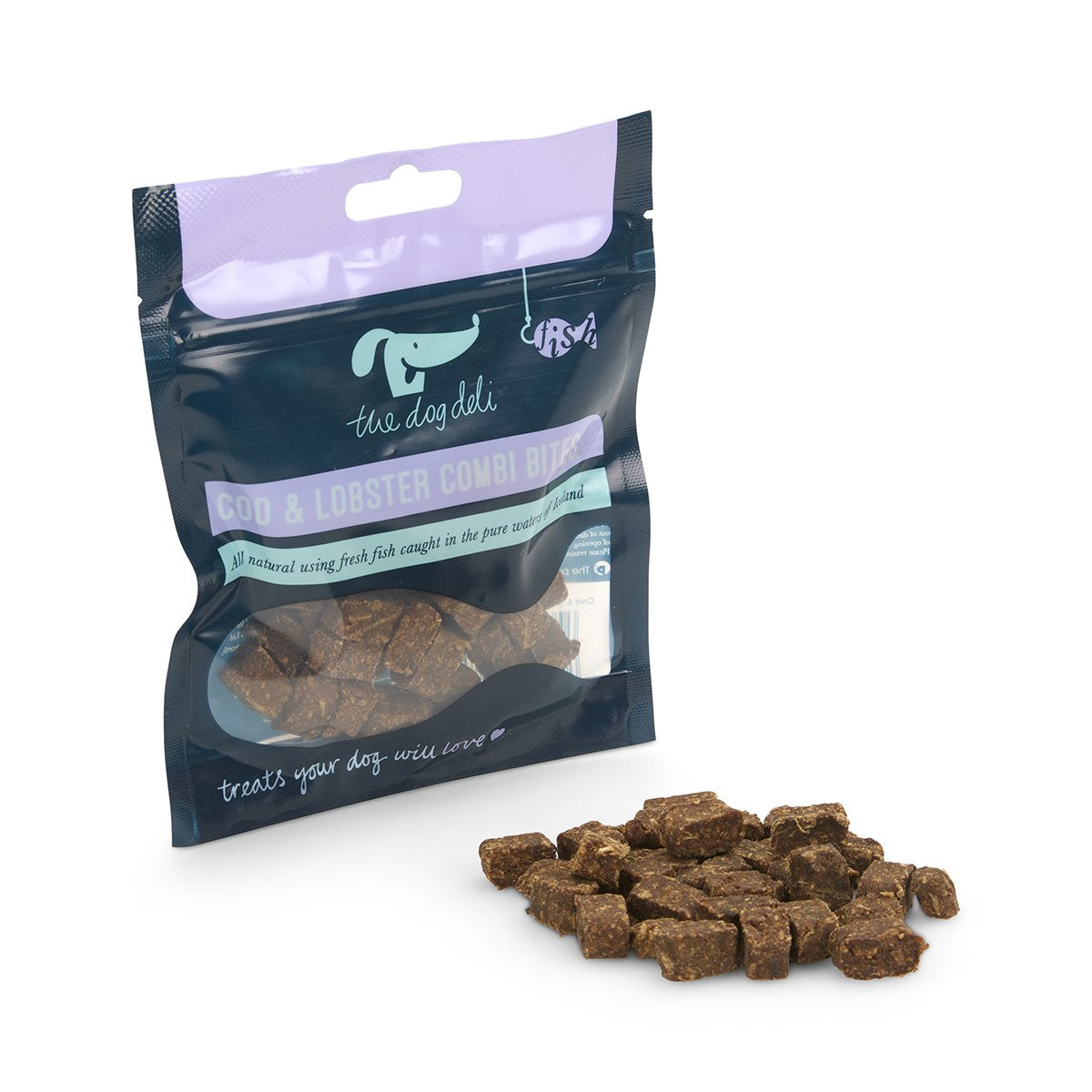 Petface Dog Deli Cod & Lobster Combi Bites Dog Treats 60g
