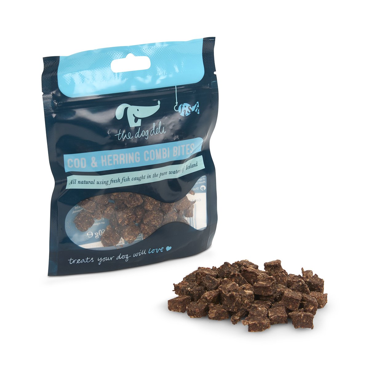 Petface Dog Deli Cod & Herring Combi Bites Dog Treats 60g