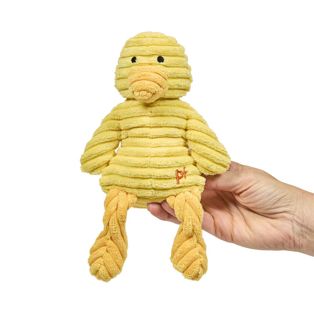 Petface Little Denny Duckling Plush Dog Toy