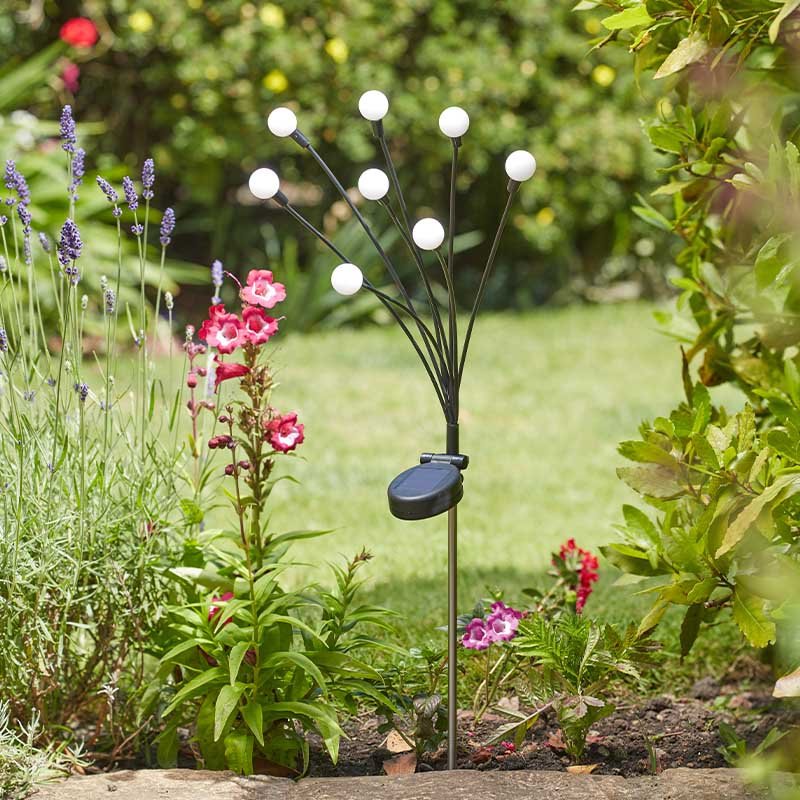 Smart Garden 8-Stem GloGlobes Warm White Stake Light