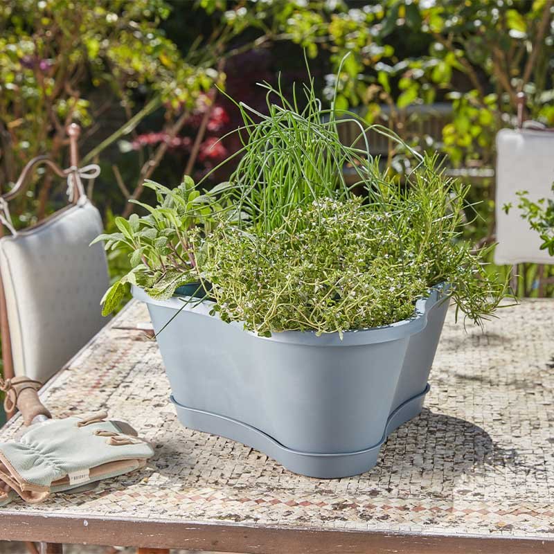 Smart Garden 4 Stackable Planters Slate