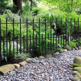 Panacea Finial Garden Edge Black H71 x 62cm