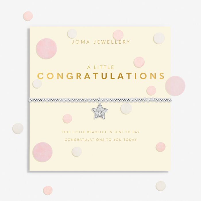 Joma Jewellery Confetti A Little ' Congratulations ' Bracelet