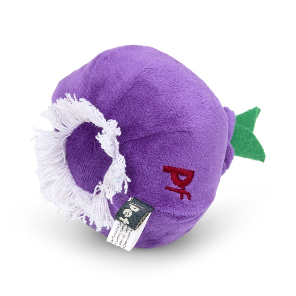 Petface Foodie Faces Reggie Red Onion Plush Dog Toy