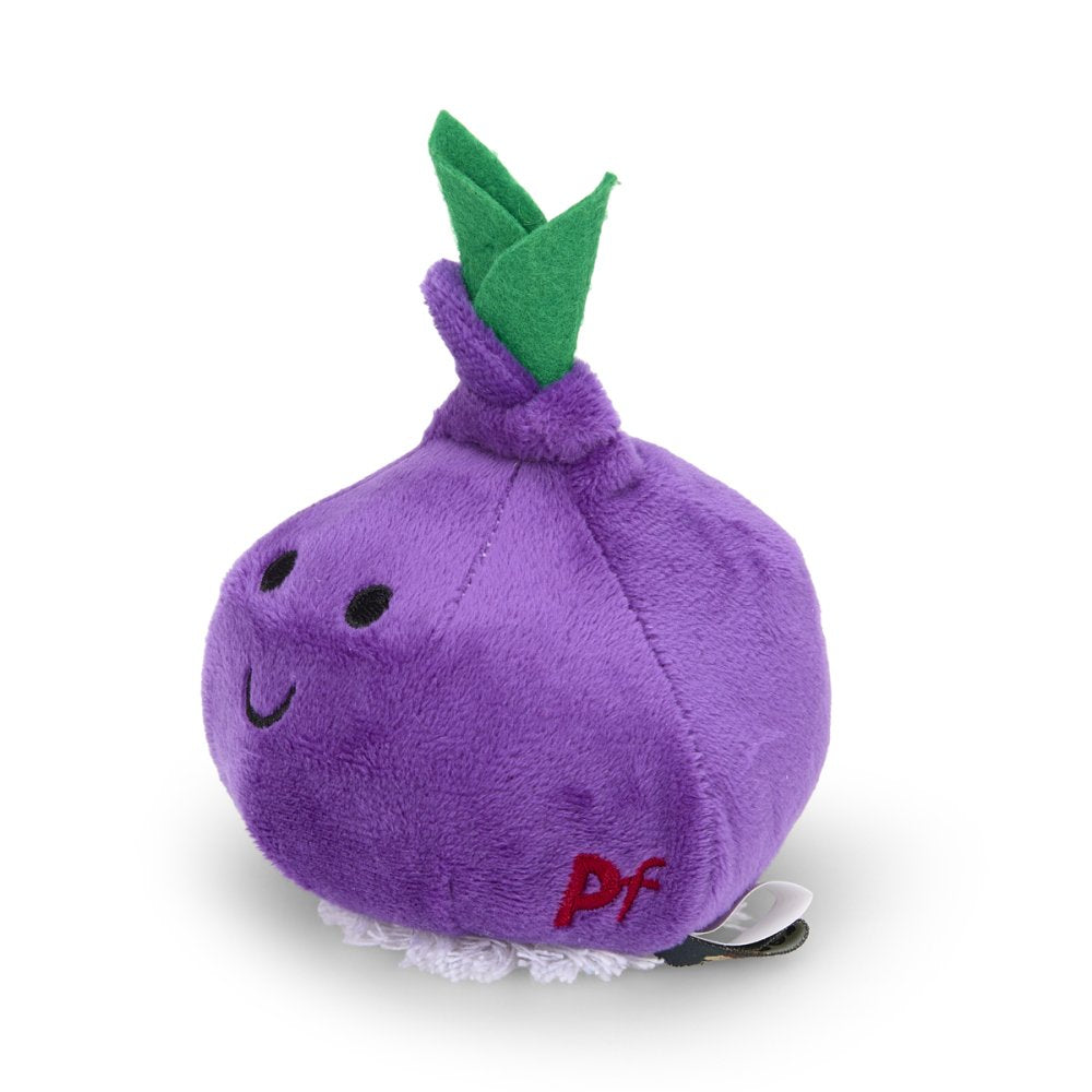 Petface Foodie Faces Reggie Red Onion Plush Dog Toy