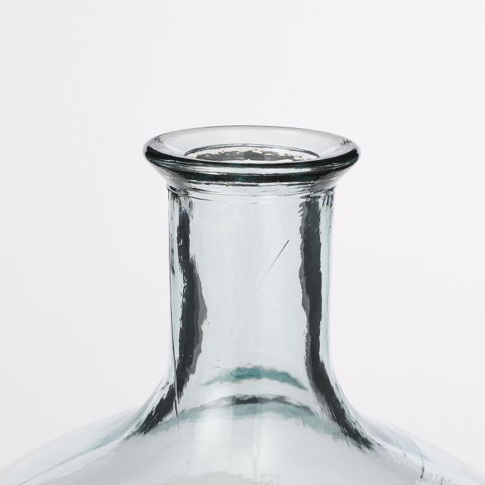 Mica Kyara Recycled Glass Bottle Vase Clear 38cm