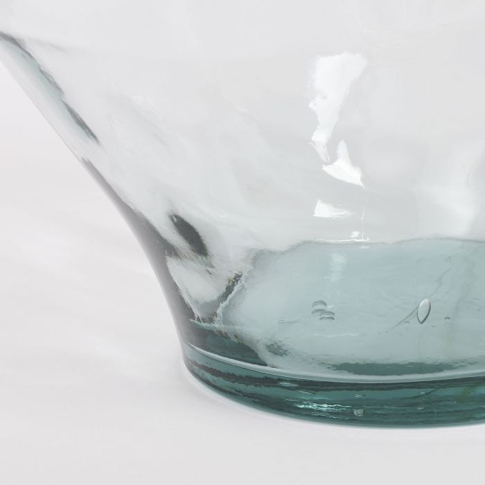 Mica Kyara Recycled Glass Bottle Vase Clear 38cm