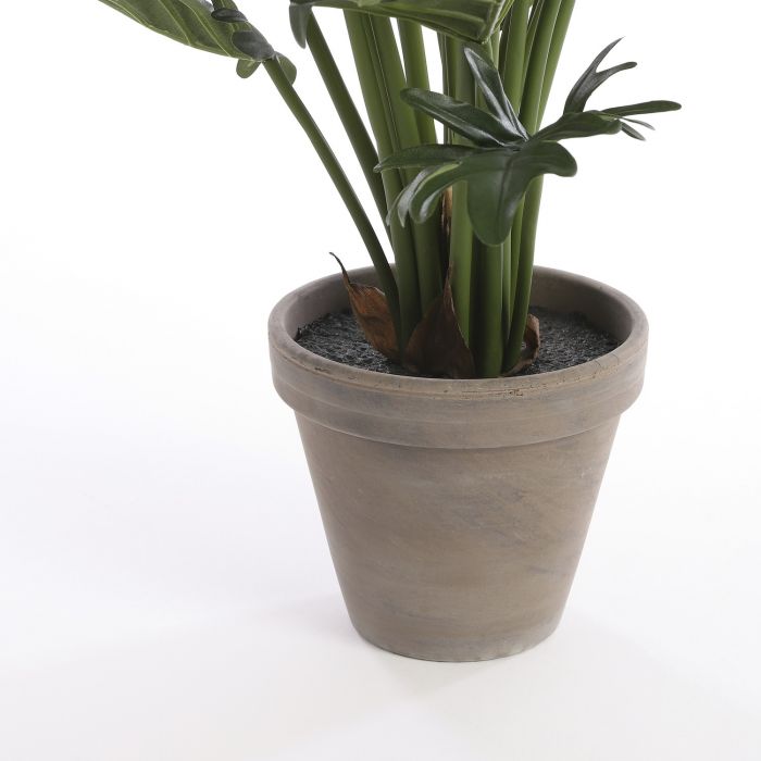 Mica Artificial Potted Philodendron Selloum 50cm