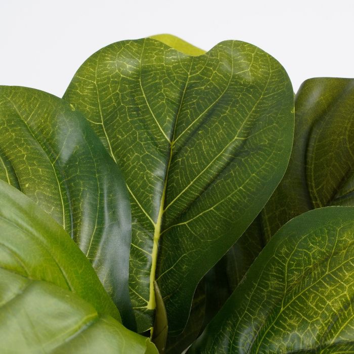 Mica Artificial Ficus Lyrata in Grey Pot 35cm
