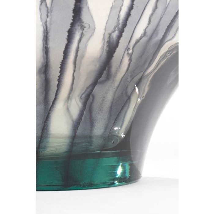 Mica Palermo Recycled Glass Vase Black 46cm