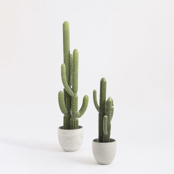 Mica Carrie Pot Round Light Grey