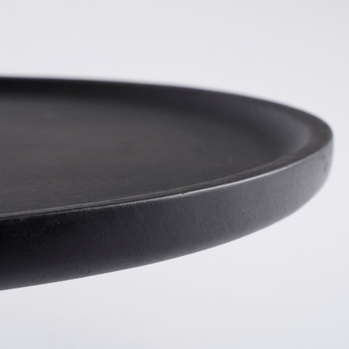 Mica Tallo Mango Wood Cake Stand Black