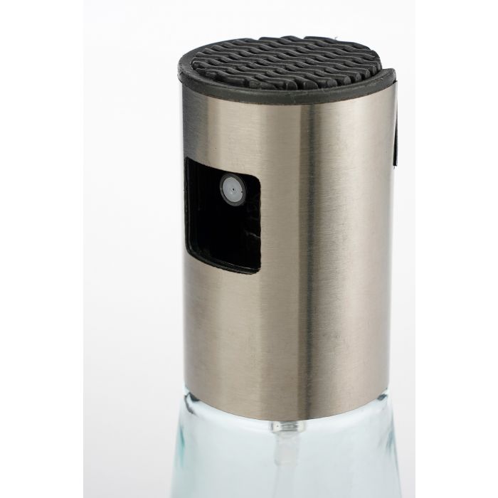 Mica Recycled Glass Oil & Vinegar Bottle Clear