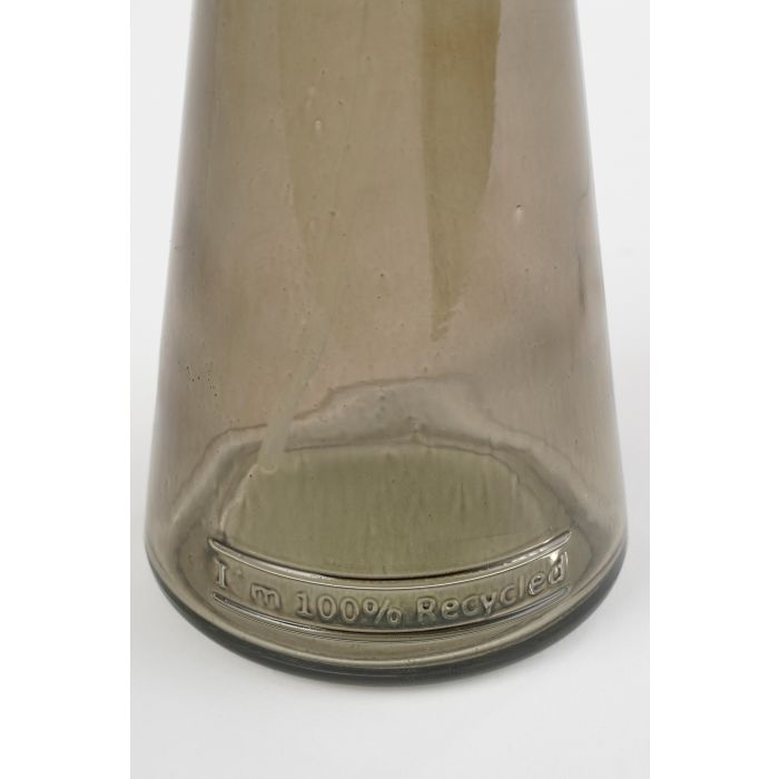 Mica Recycled Glass Oil & Vinegar Bottle Grey