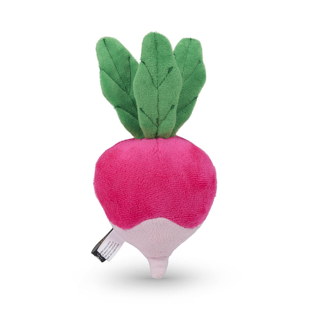 Petface Foodie Faces Reuben Radish Plush Dog Toy