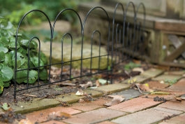Panacea Lightweight Arched Border Edge Black 35 x 45cm