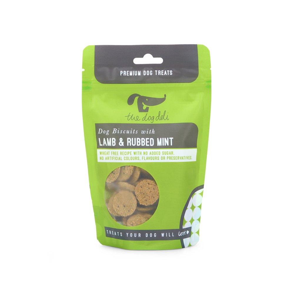 Petface Dog Deli Biscuits with Lamb and Mint 100g
