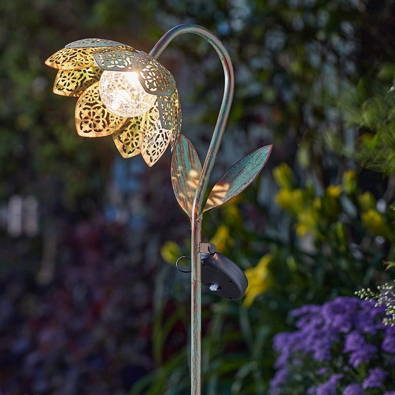 Smart Garden Damasque Solar Bloom - Verdigris