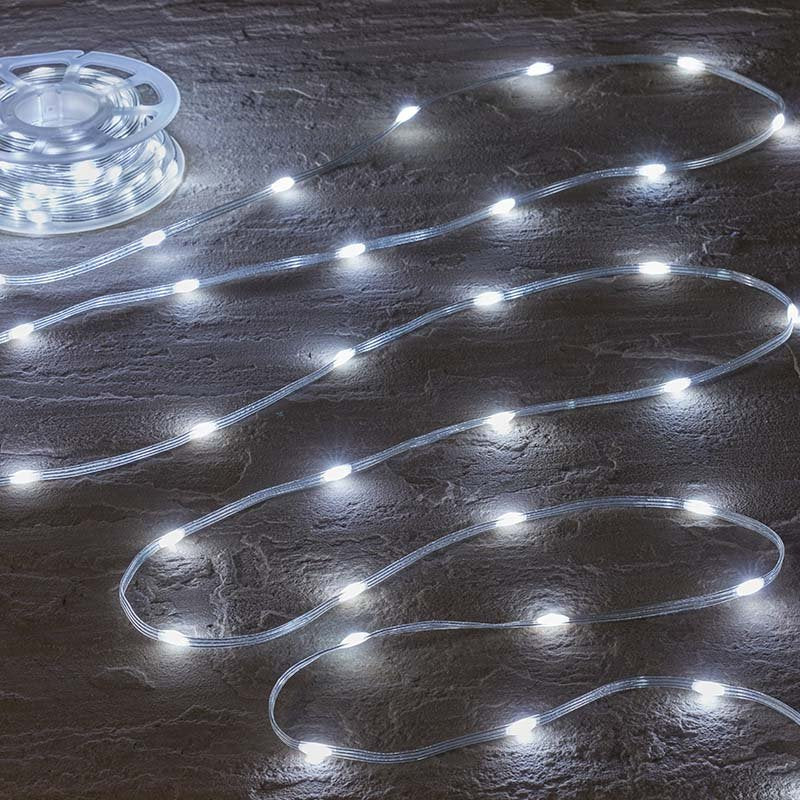 Smart Garden TwoTone Rechargeable String Lights - 100 LEDs - Warm/Cool