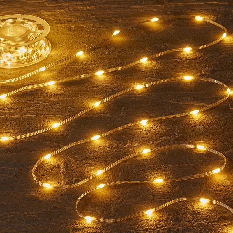 Smart Garden TwoTone Rechargeable String Lights - 100 LEDs - Warm/Cool