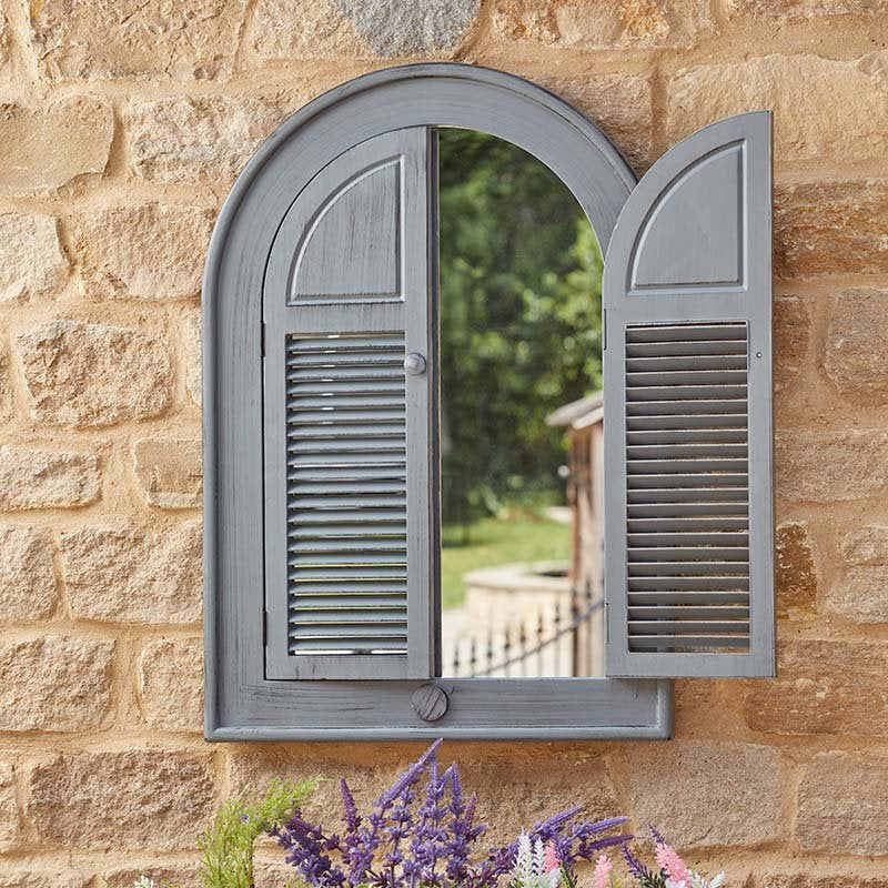 Smart Garden Louvre Home & Garden Mirror - Slate