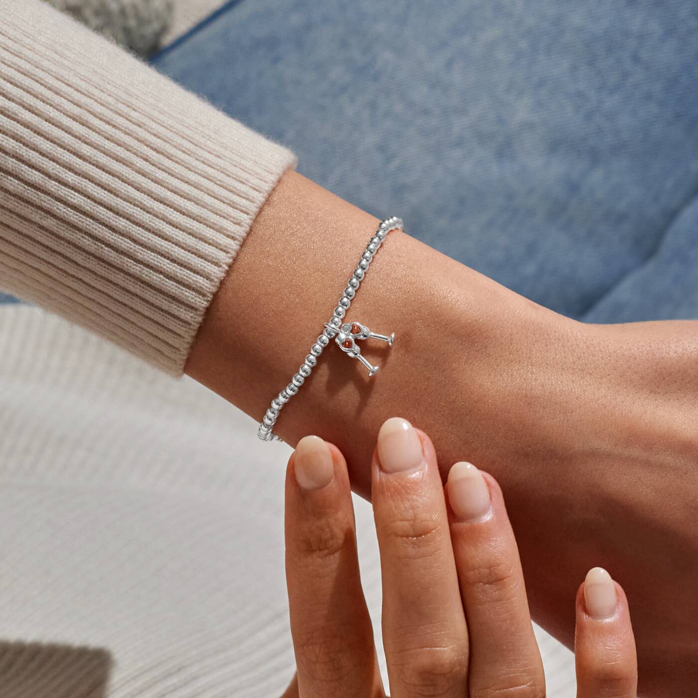 Joma Jewellery A Little 'Sip Sip Hooray It's Your Birthday!' Bracelet